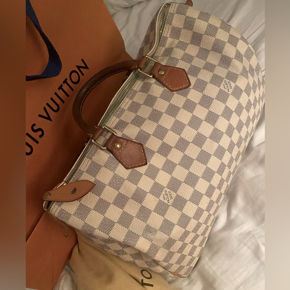 Louis Vuitton ,Damier azur Speedy35